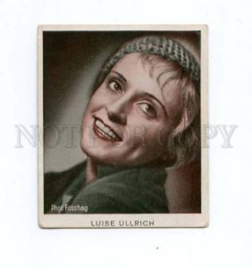 145305 Luise ULLRICH MOVIE actress Old CIGARETTE card BERGMANN