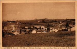 CPA LANGOGNE - Les Nouvelles Villas de la Route de MENDE (638269)