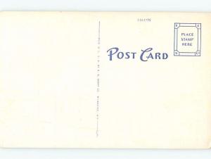 Linen black americana postcard ho4083