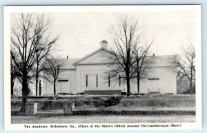 STILESBORO, Georgia GA ~ THE ACADEMY Home of Annual Chrysanthemum Show  Postcard