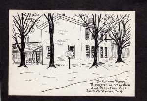 US Dr Samuel Guthrie Medical Medicine Sackets Harbor New York Postcard