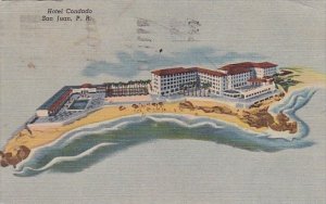 Puerto Rico San Juan Hotel Condado 1952 Curteich