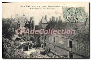 Postcard Old Gien Chateau Rebuilt Under Anne De Beaujeu in 1494