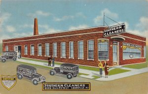 J76/ Louisville Kentucky Postcard Linen Southern Cleaners Trucks Furs  203