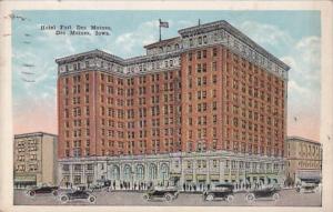 Iowa Des Moines Hotel Fort Des Moines 1929