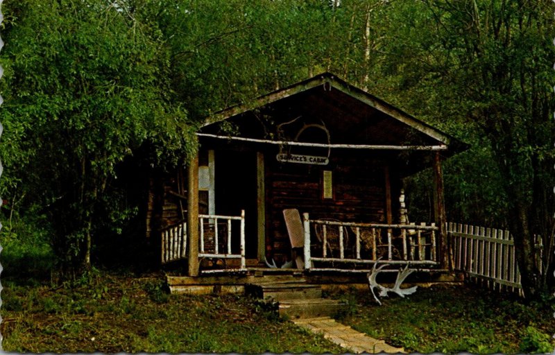 Canada Yukon Dawson City Robert W Service's Cabin