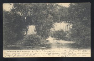 RHINEBECK NEW YORK NY BUTTERMILK FALLS WATERFALL 1906 VINTAGE POSTCARD