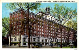 Evanston, Illinois - The Orrington Hotel - Evanston's Largest & Finest - c1930