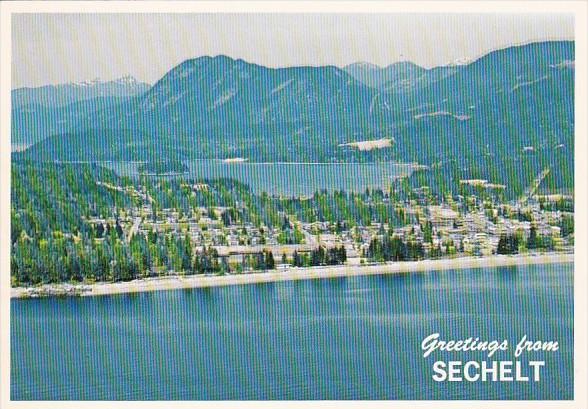 Canada British Columbia Greetings From Sechelt