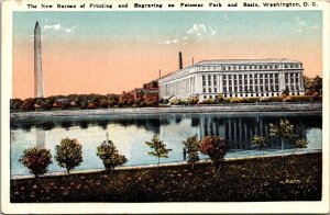 Vintage Washington DC Postcard - Bureau of Printing and Engraving