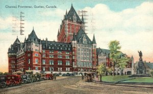 Vintage Postcard 1934 Chateau Frontenac Historic Building Landmark Quebec Canada