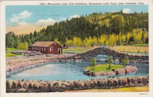 Colorado Trinidad Monument Lake Fish Hatchery Monument Lake Park 1946