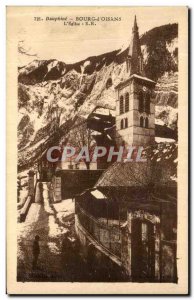 Old Postcard Dauphine Bourg d Oisans The Church