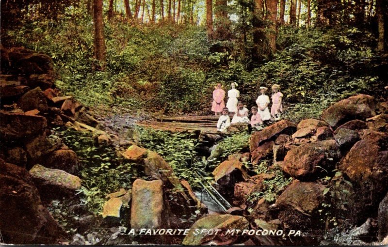 Pennsylvania Mount Pocono A Favorite Spot 1912