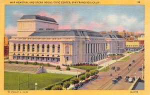 War Memorial and Opera House Civic Center San Francisco California  