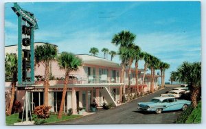 DAYTONA BEACH, Florida FL ~ Roadside STOWAWAY MOTEL 1965  Postcard