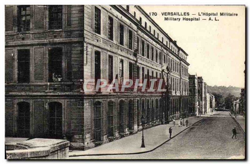 Old Postcard Versailles L & # 39Hopital Military Army