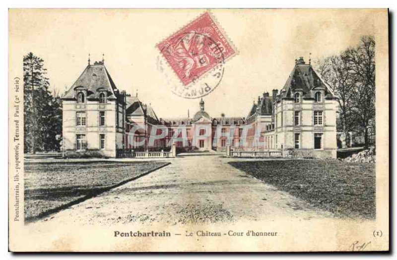 Old Postcard Pontchartrain Chateau Court of Honor