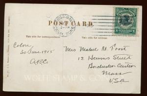 1915 Postcard Wards at Ancon Hopital Canal Zone Panama Canal CZ Stamp B4080