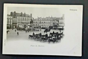 Mint Vintage France Orléans Place du Martroi Real Photo Postcard