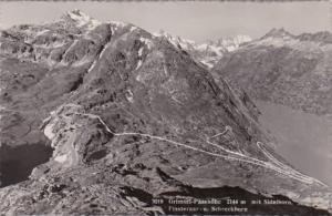 Switzerland Grimsel Passhoehe mit Sidelhorn Finsteraar und Schreckhorn Photo