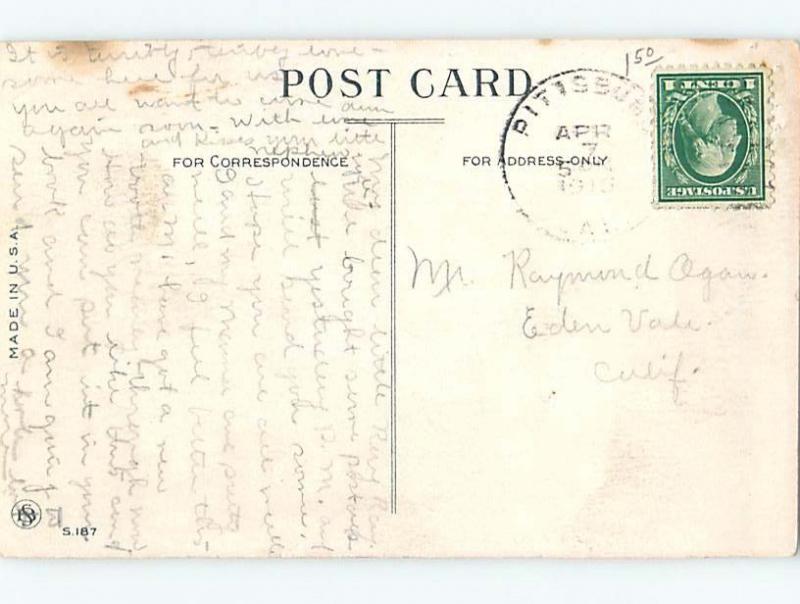 Divided-Back COMIC POSTCARD Pittsburgh Pennsylvania PA HM4826