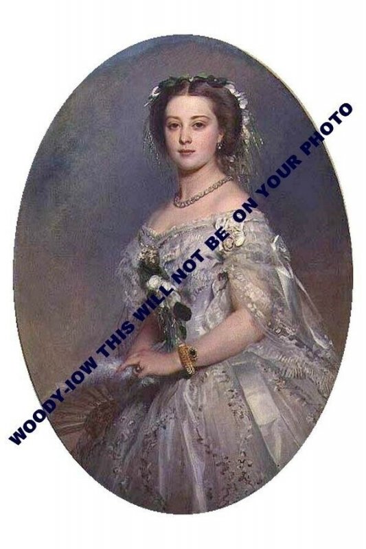 mm707-Princess Victoria Princess Royal daughter QV & mother Kaiser art-photo6x4