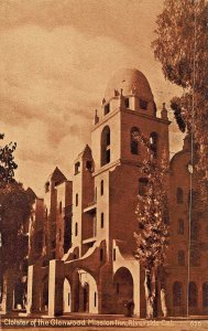 RIVERSIDE CA~CLOISTER OF GLENWOOD MISSION INN~MITCHELL PUBL 1913 SEPIA POSTCARD