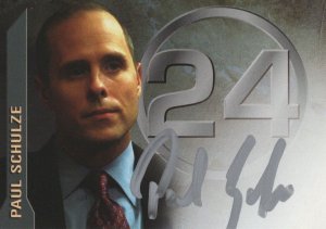 Paul Schulze 24 TV Show Hand Signed Season 3 Autograph Card