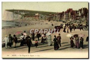 Old Postcard The Seas Beach and La Digue