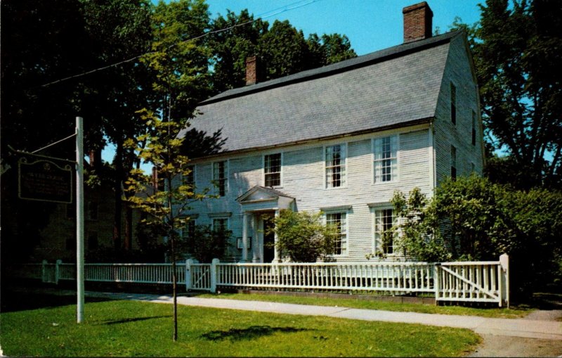 Connecticut Wethersfield Webb House Built 1752 By Joseph Webb