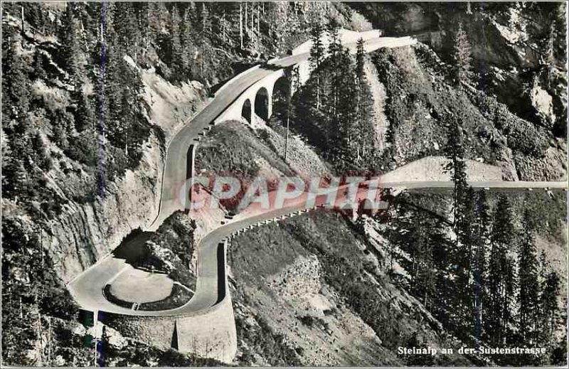 Postcard Modern Steinalp an der Sustenstrasse