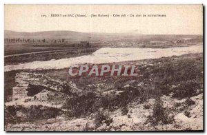 Old Postcard Berry au Bag (Aisne) (Its Ruins) Call ros Shelter machine guns M...