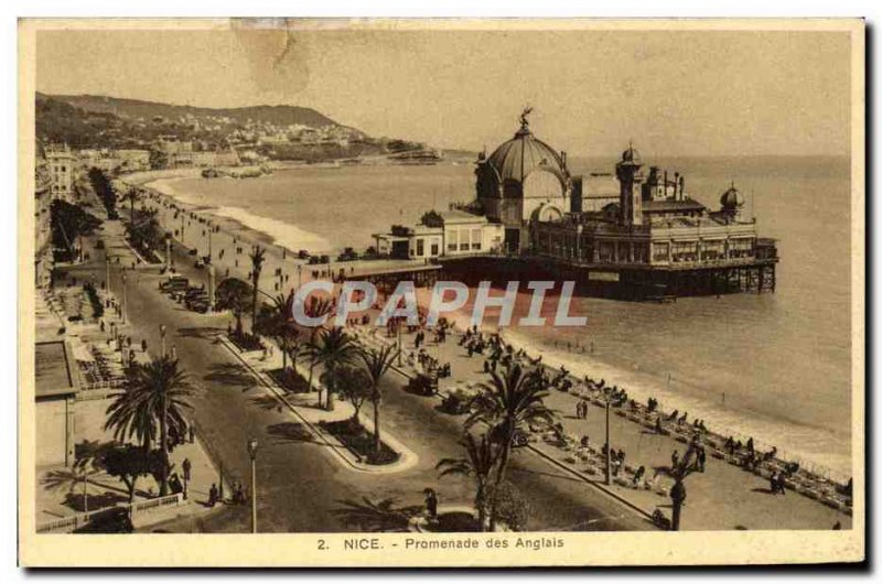 Old Postcard Nice Promenade des Anglais