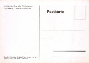 Postcard Modern Alt-Berlin / Die Alte Fischergasse