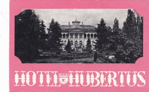 Czechosslovakia Cedok Hotel Hubertus Vintage Luggage Label sk3683