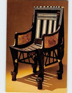 Postcard Child's Chair, Egyptian Museum, Cairo, Egypt