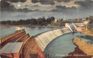 Columbus Ohio c1910 Postcard Storage Dam 