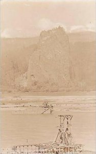 Oklahoma Castle Rock Columbia River Highway Real Photo RPPC