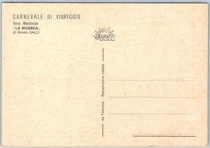 Italy Carnival Di Viareggio Continental Postcard