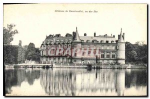 Old Postcard Chateau de Rambouillet saw Islands