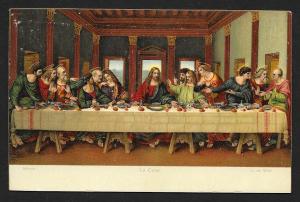 The Last Supper da Vinci Unused c1910s