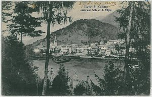 Vintage postcard - BEAUTIFUL province: Pieve di Cadore 1910-