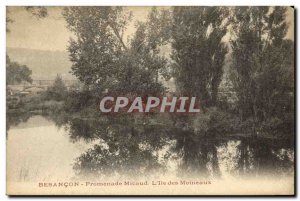 Old Postcard Besancon Promenade Micaud The Miss Sparrow