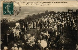 CPA BERGERES-les-VERTUS Mont-Aimé Inaug. De la Table d'Orientation (860585)