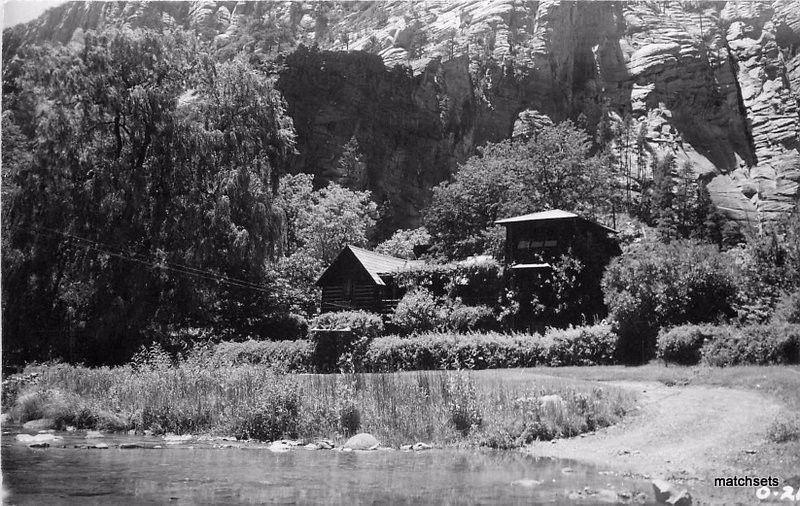 1940s Sedona Flagstaff Arizona Oak Creek Canyon Lodge RPPC Real Photo 2225