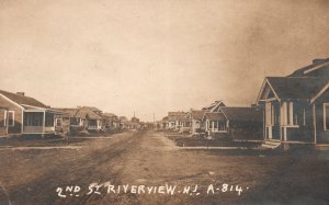 Vintage Postcard 1918 2nd Street Main Road Riverview New Jersey Front St. Pub.