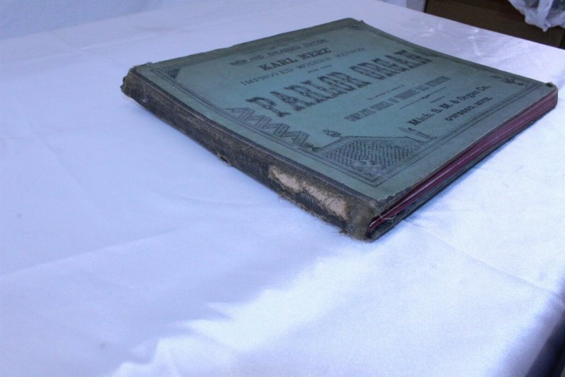 1880 Copyright Hardcover Parlor Organ Teaching Course Book