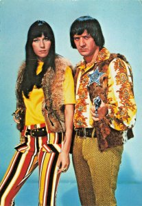 Sonny and Cher The Early Days Postcard