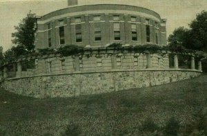 Postcard Rear View of Patterson Library in Westfield, NY.        T9